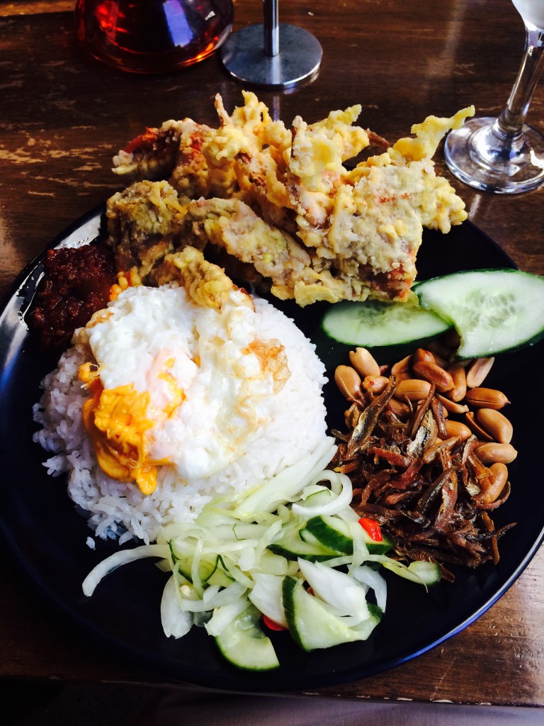 Soft Shell Crab Nasi Lemak from the Laksa Bar (Melbourne CBD)
